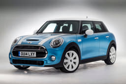 The new Mini hatchback is set to go on sale in October. It is larger than the three-door Mini.